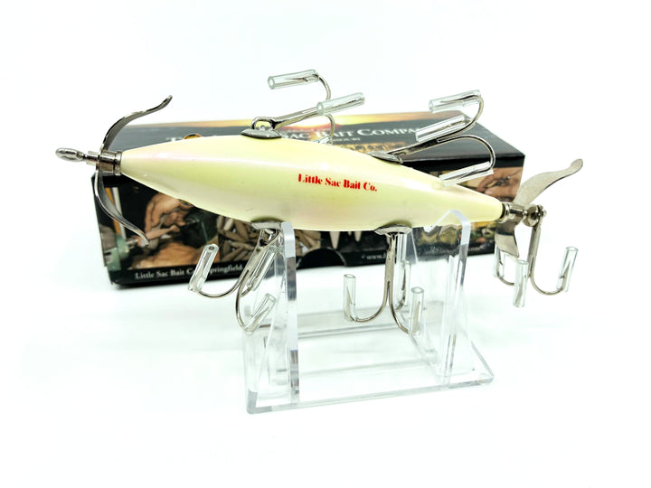 Little Sac Bait Company Meramec Minnow Pearl Color Signed Box 49/125