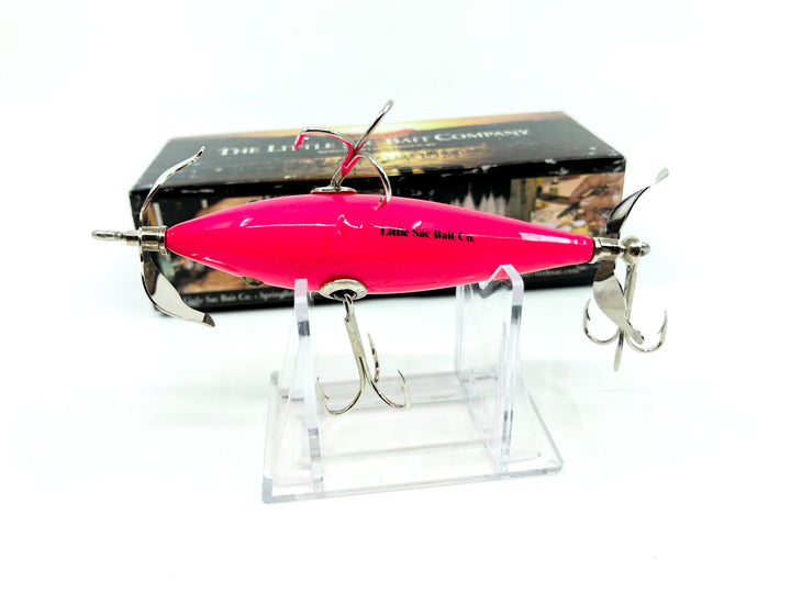 Little Sac Bait Company Niangua Minnow Pink / Black Back Hot Pink 2008 Color Signed Box 69/145