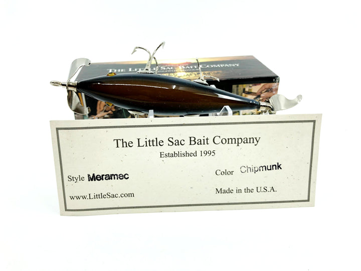 Little Sac Bait Company Meramec Minnow Chipmunk Color Signed Box 74/125