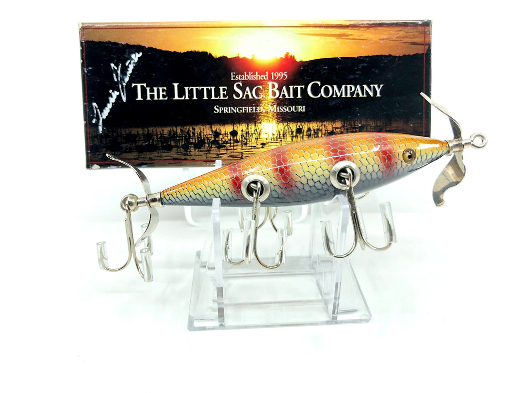 Little Sac Bait Company Meramec Minnow Copperhead Scale Color Signed Box 4/125