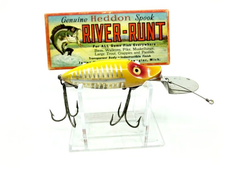 Heddon Standard Go Deeper River Runt D-9110-XRY Yellow Shore Minnow Color with Box