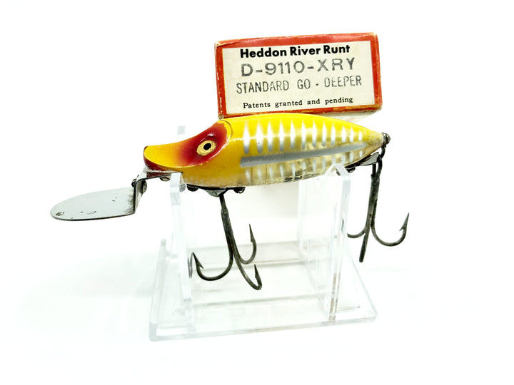 Heddon Standard Go Deeper River Runt D-9110-XRY Yellow Shore Minnow Color with Box