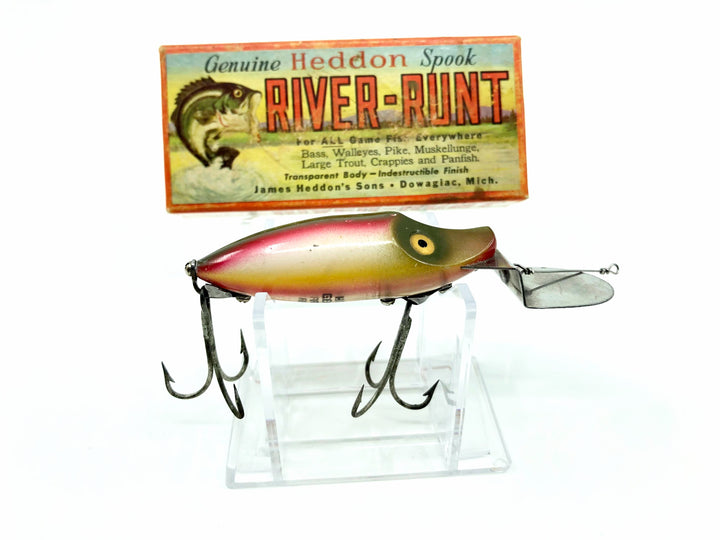 Heddon Standard Go Deeper River Runt D-9110-RB Rainbow Color with Box