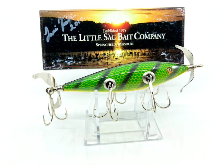 Little Sac Bait Company Meramec Minnow Perch Scale Color Signed Box 34/125