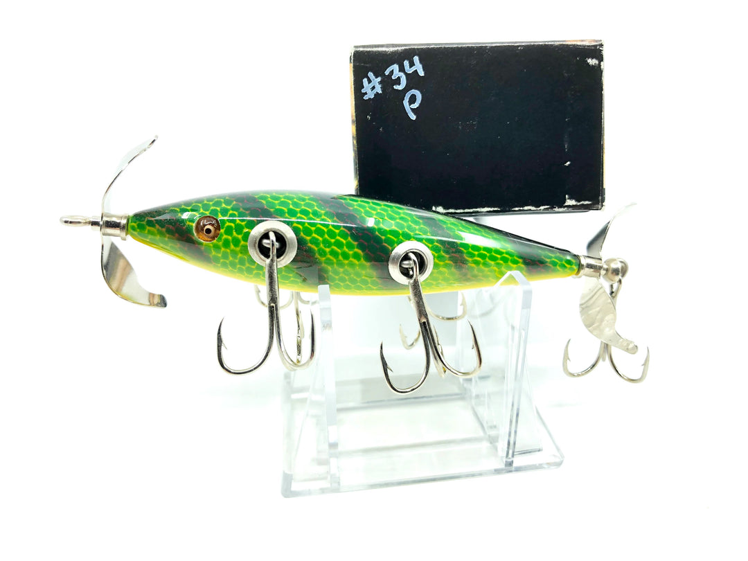 Little Sac Bait Company Meramec Minnow Perch Scale Color Signed Box 34/125