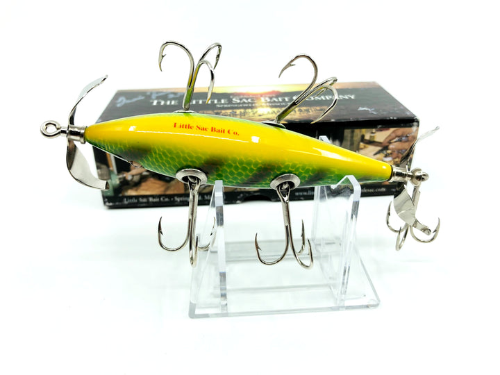 Little Sac Bait Company Meramec Minnow Perch Scale Color Signed Box 34/125