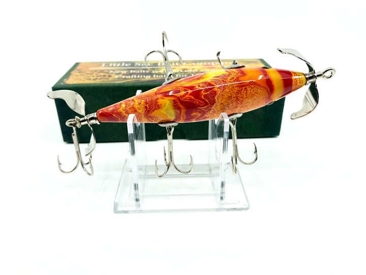 Little Sac Bait Company Meramec Minnow Hot Lava Color Signed Box 3/20