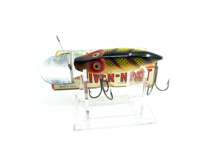Heddon Standard Go Deeper River Runt D-9110-L Perch Color with Box / Catalog
