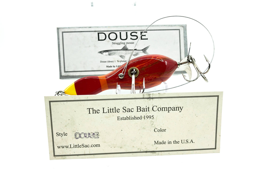 Little Sac Bait Company Douse (Struggling Mouse) Brown Marbleized Color with Box