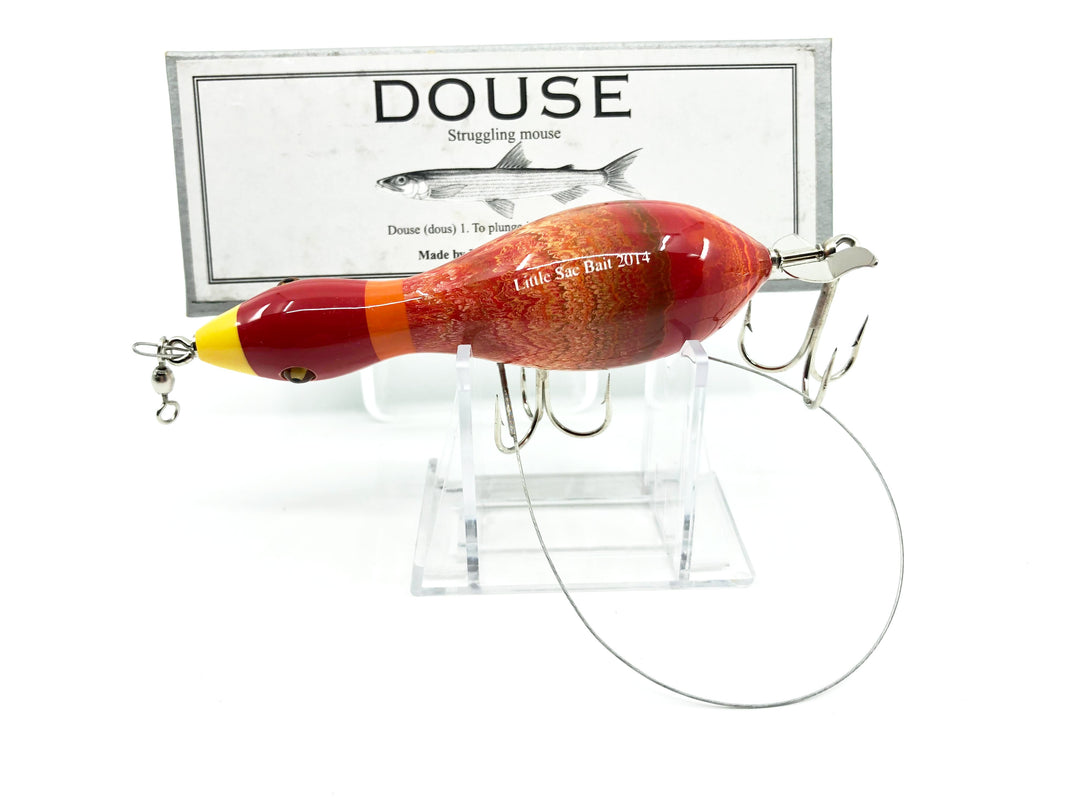 Little Sac Bait Company Douse (Struggling Mouse) Brown Marbleized Color with Box