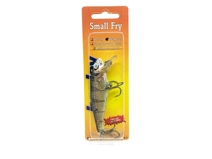 Bagley Small Fry Walleye P-6SF3-W4 New on Card Old Stock