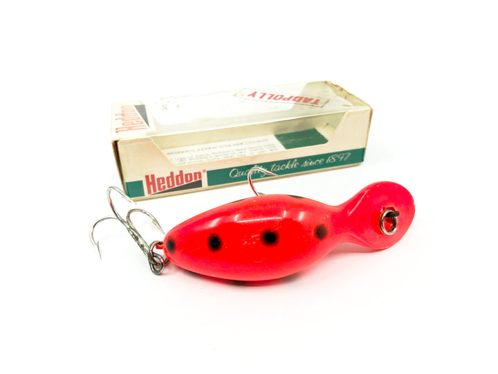 Heddon Magnum Tadpolly 9006 RFB Fluorescent Black Spot Color with Box Old Stock