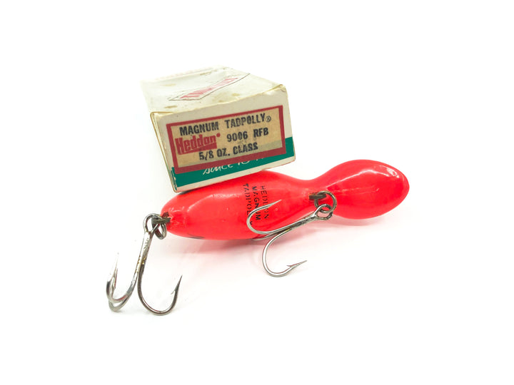 Heddon Magnum Tadpolly 9006 RFB Fluorescent Black Spot Color with Box Old Stock