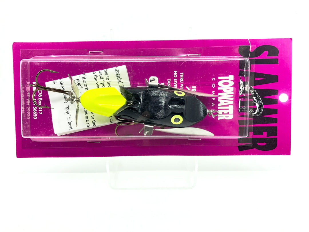 Slammer Jointed Creepin' Tom Topwater Musky Lure in Firefly Color New on Card Old Stock