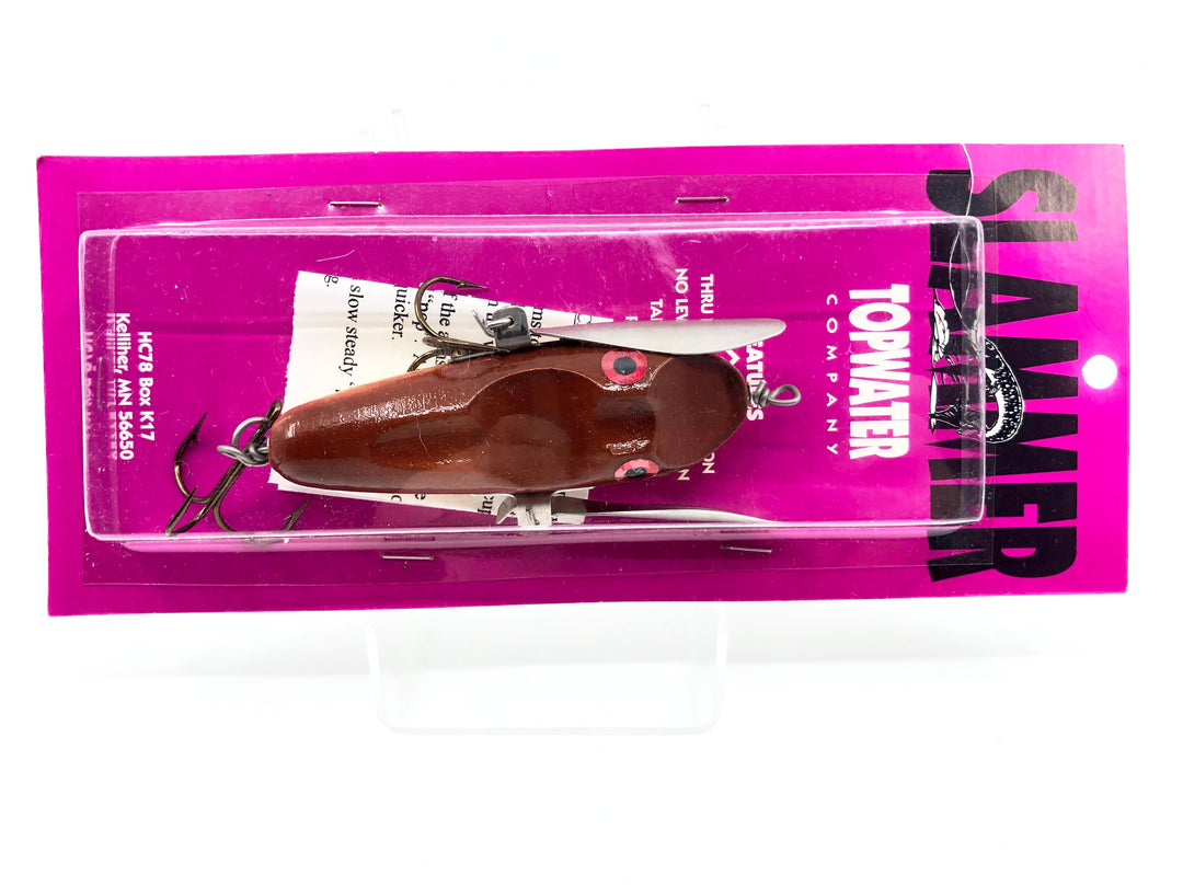 Slammer Creepin' Tom Topwater Musky Lure in Duckling Color New on Card Old Stock