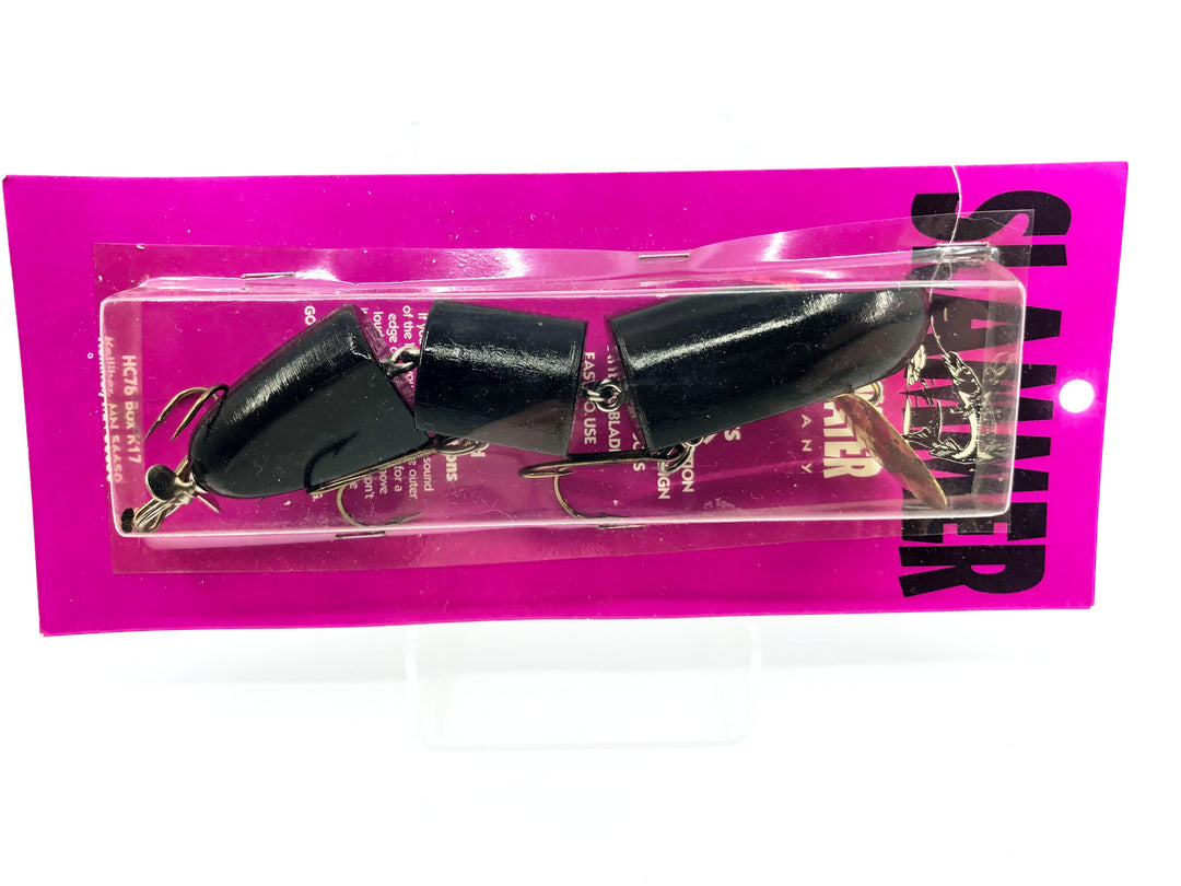 Slammer Loca-Motive Topwater Musky Lure in Black Color New on Card Old Stock
