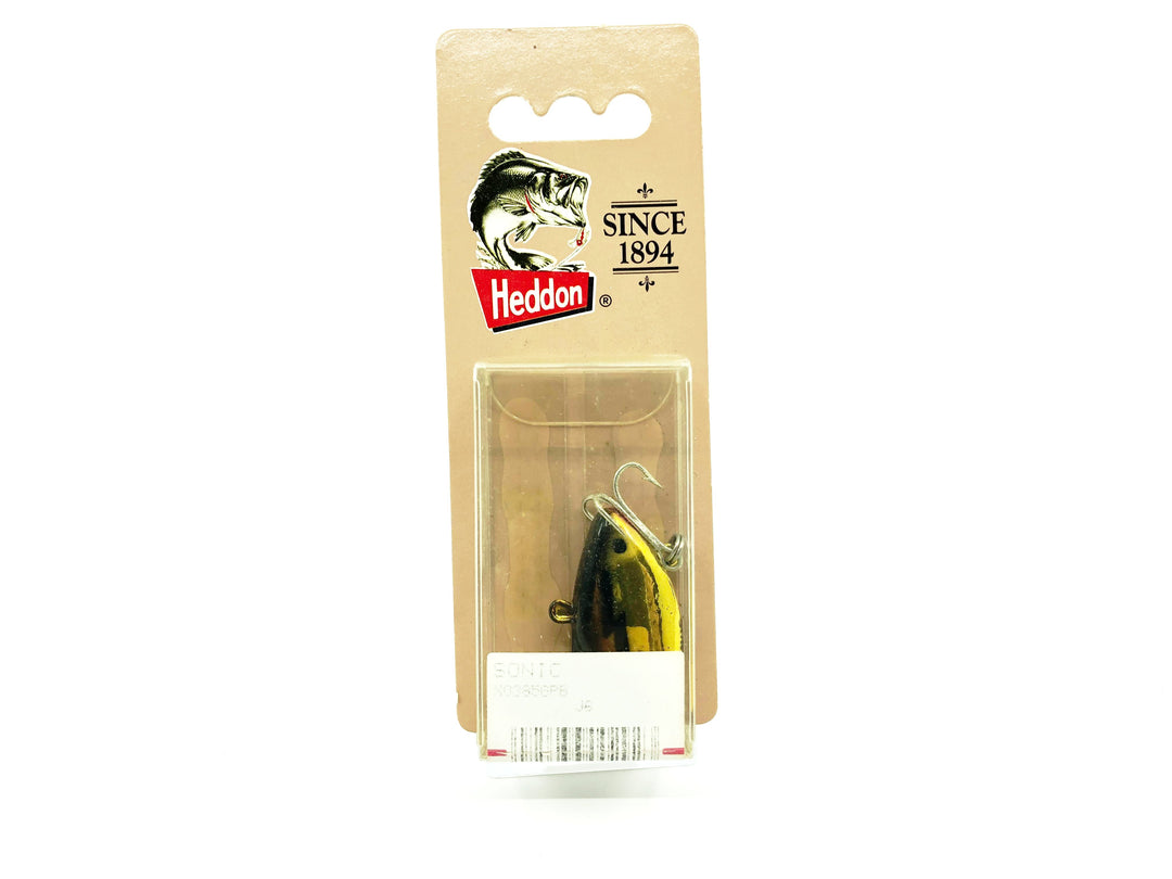 Heddon Sonic 385 GPB Gold Plated Black Back Color New on Card Old Stock