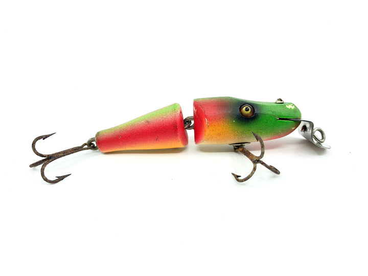 Creek Chub 2700 Baby Jointed Pikie in 2731 Rainbow Fire Color