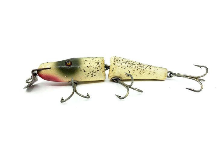 Creek Chub Wooden 2618 Jointed Pikie Minnow in Silver Flash Color