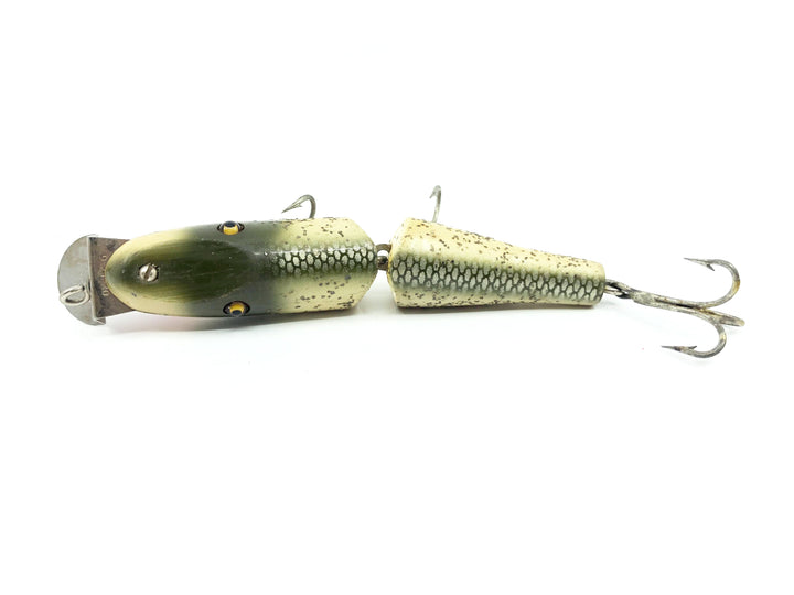 Creek Chub Wooden 2618 Jointed Pikie Minnow in Silver Flash Color