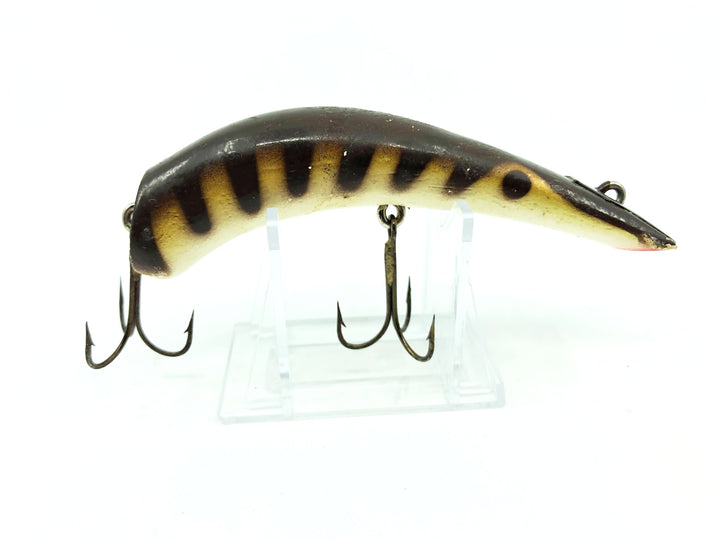 Lazy Ike Wooden Musky Ike Brown Rib Color