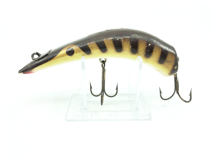 Lazy Ike Wooden Musky Ike Brown Rib Color