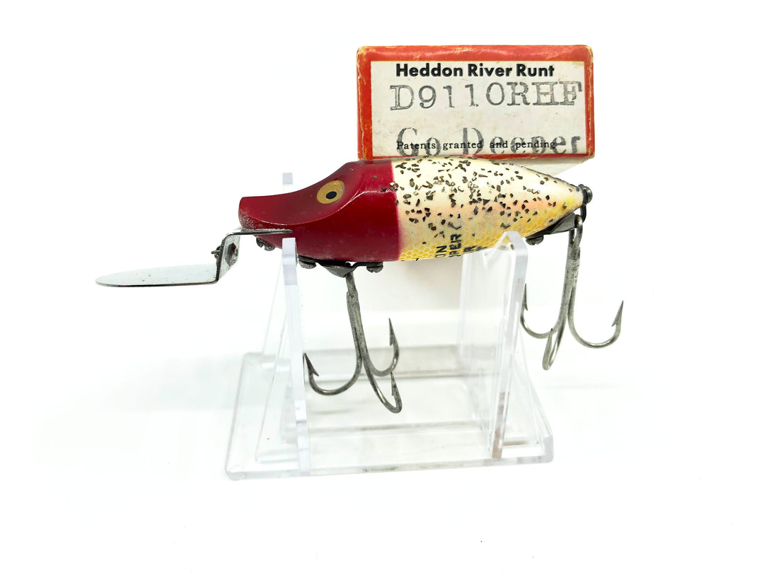 Heddon Go Deeper River Runt D9110RHF Red Head Flitter Color with Box