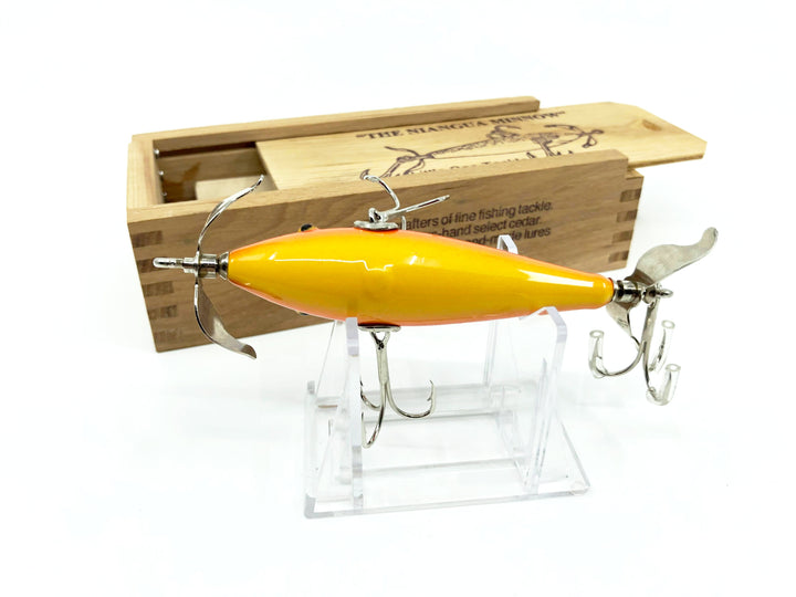 Little Sac Bait Company Niangua Minnow Rainbow Color Signed Wooden Box