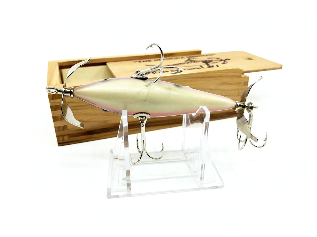 Little Sac Bait Company Niangua Minnow Rainbow Trout Color Signed Wooden Box