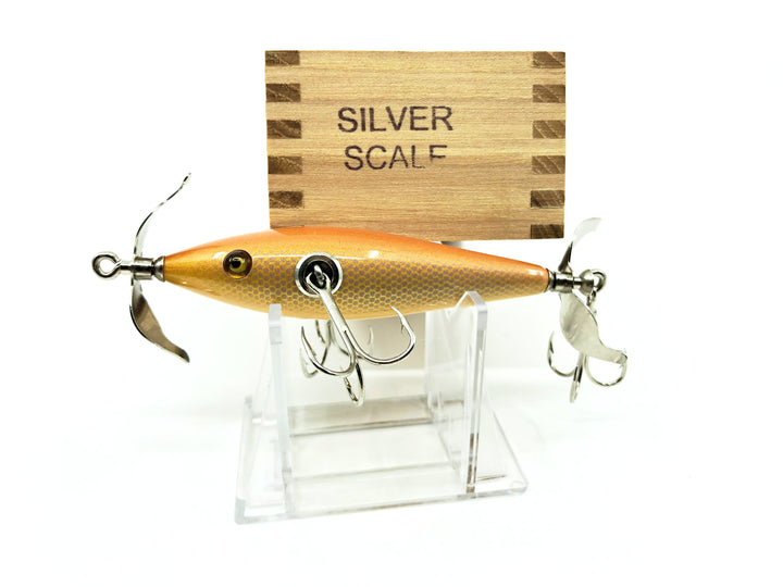 Little Sac Bait Company Niangua Minnow Silver Scale Color Wooden Box