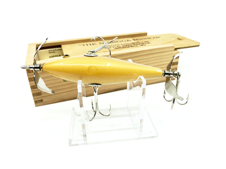 Little Sac Bait Company Niangua Minnow Silver Scale Color Wooden Box