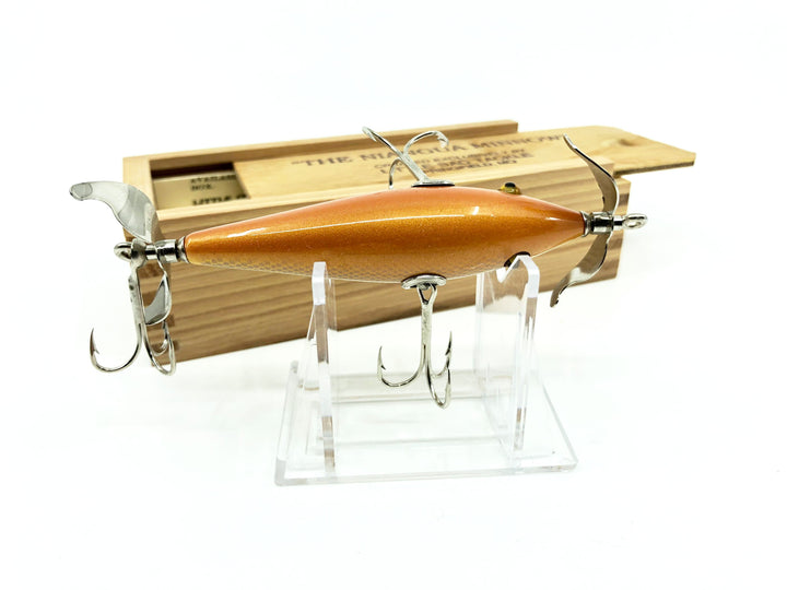 Little Sac Bait Company Niangua Minnow Silver Scale Color Wooden Box