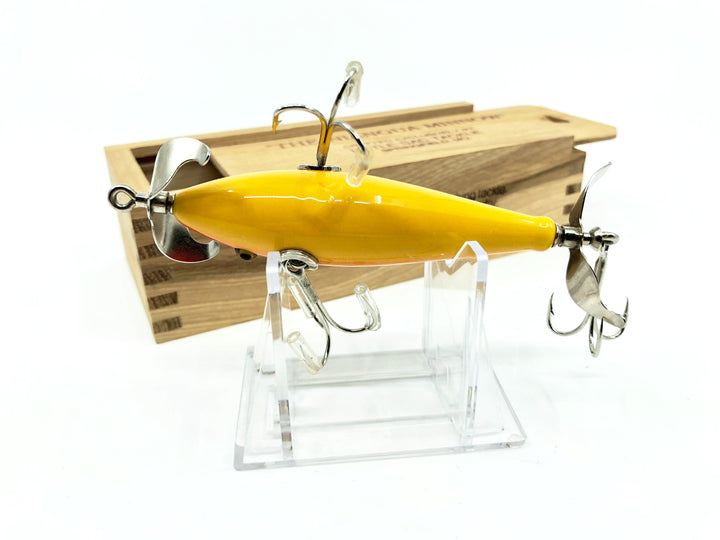 Little Sac Bait Company Niangua Minnow Rainbow Color Signed Wooden Box