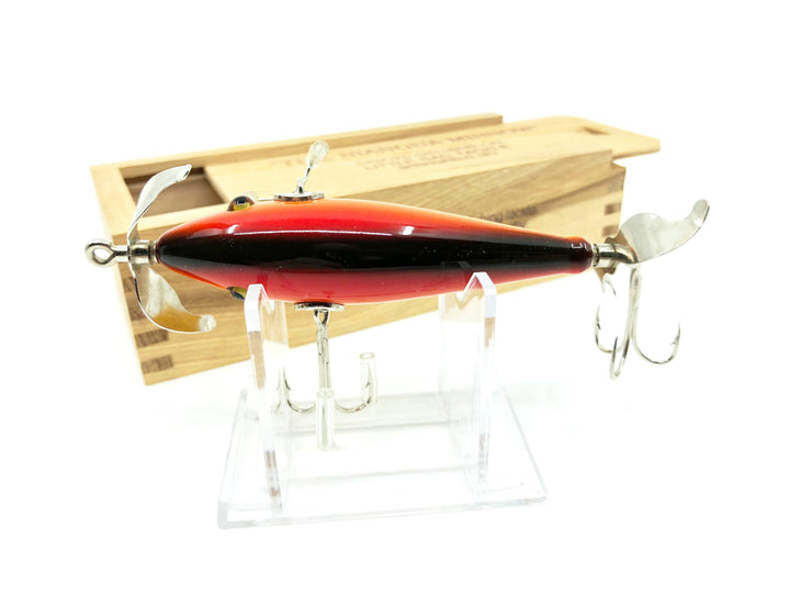 Little Sac Bait Company Niangua Minnow Rainbow Color Signed Wooden Box