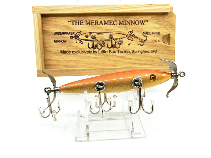 Little Sac Bait Company Meramec Minnow Silver Scale Color Signed Wooden Box 78/100 2002