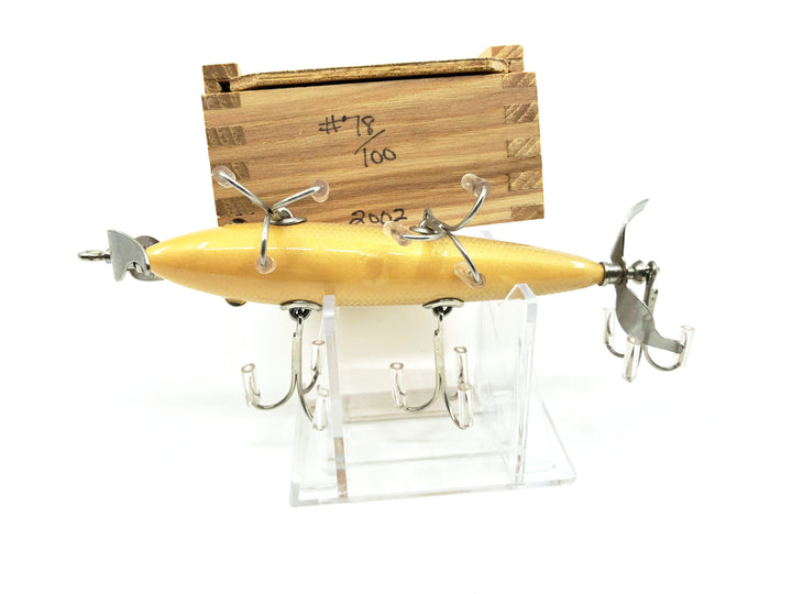 Little Sac Bait Company Meramec Minnow Silver Scale Color Signed Wooden Box 78/100 2002