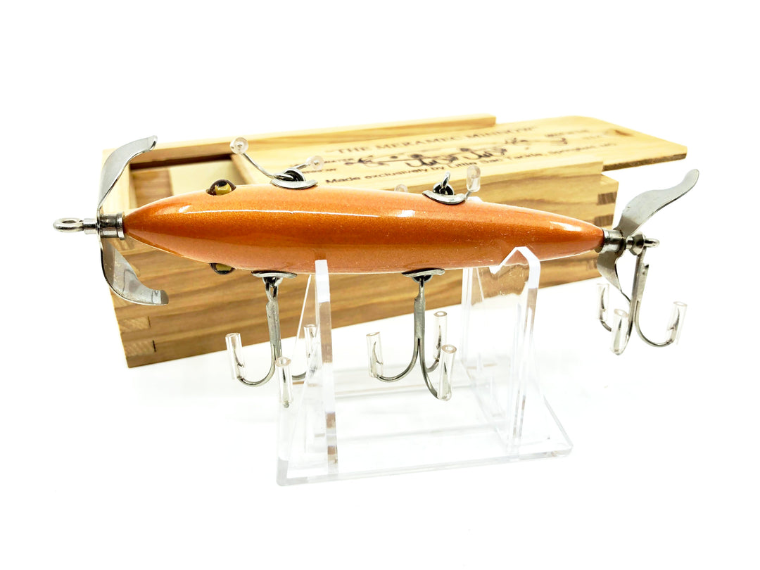 Little Sac Bait Company Meramec Minnow Silver Scale Color Signed Wooden Box 78/100 2002