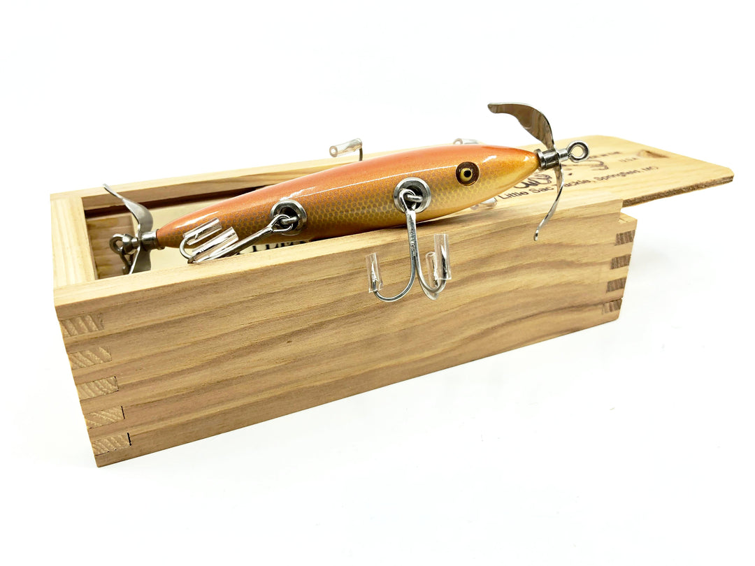 Little Sac Bait Company Meramec Minnow Silver Scale Color Signed Wooden Box 78/100 2002