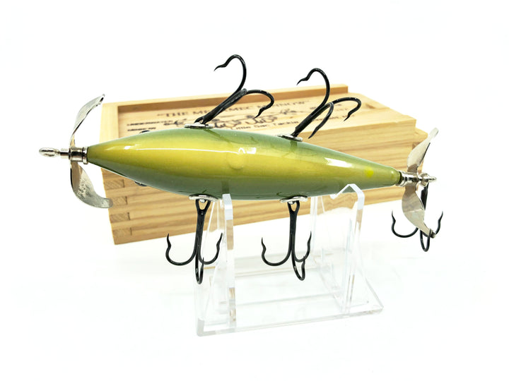 Little Sac Bait Company Meramec Minnow Green Scale Color Signed Wooden Box 53/120 2005