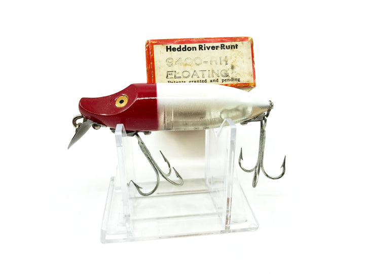 Heddon Floating River Runt 9400-RH Red Head White Body Color with Box