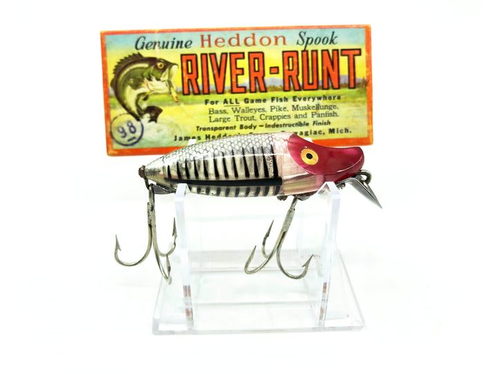 Heddon Sinker River Runt 9110-XRS Silver Shore Minnow Color with Box