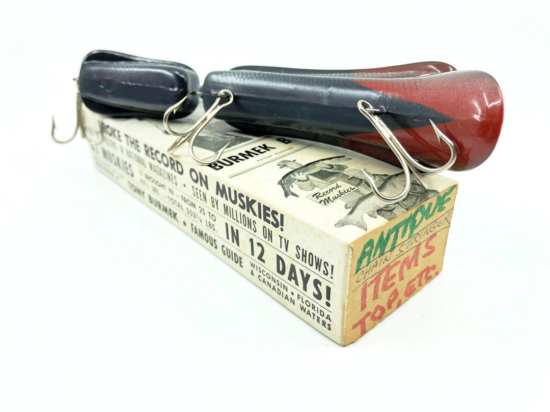 Tony Burmek B1 Magnum Musky Lure Black Scale Color with Box