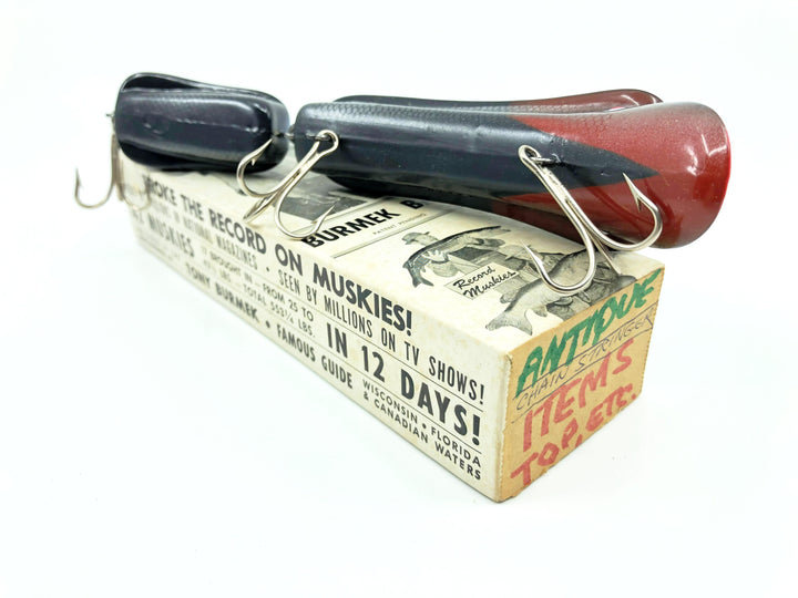 Tony Burmek B1 Magnum Musky Lure Black Scale Color with Box