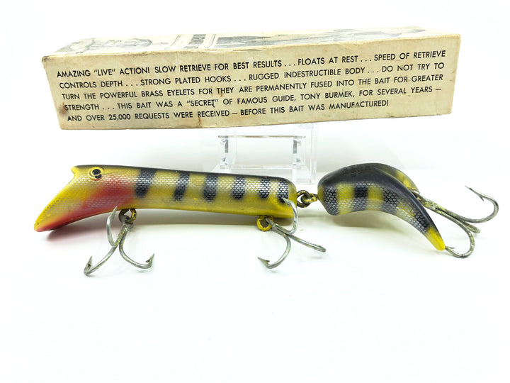 Tony Burmek Top Secret Musky Lure Perch Color with Box