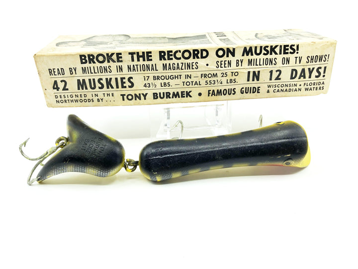 Tony Burmek Top Secret Musky Lure Perch Color with Box