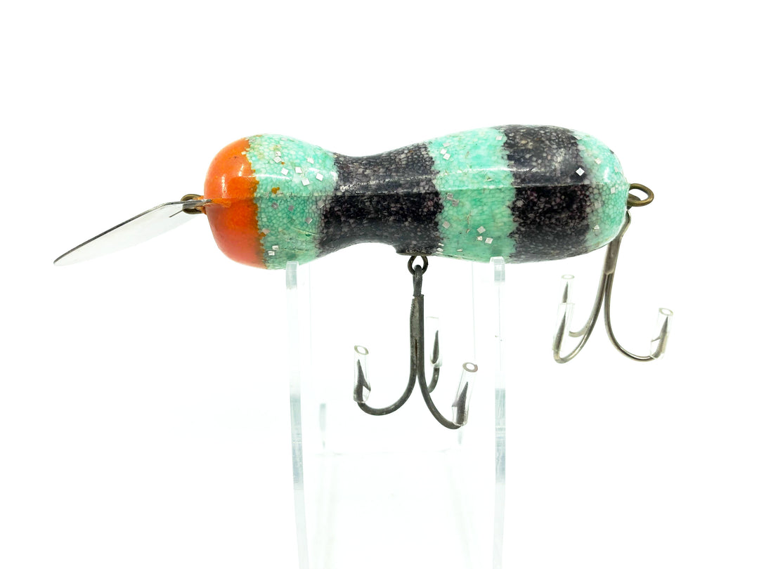Len Hartman Musky Bug in Blue/Green and Black Color