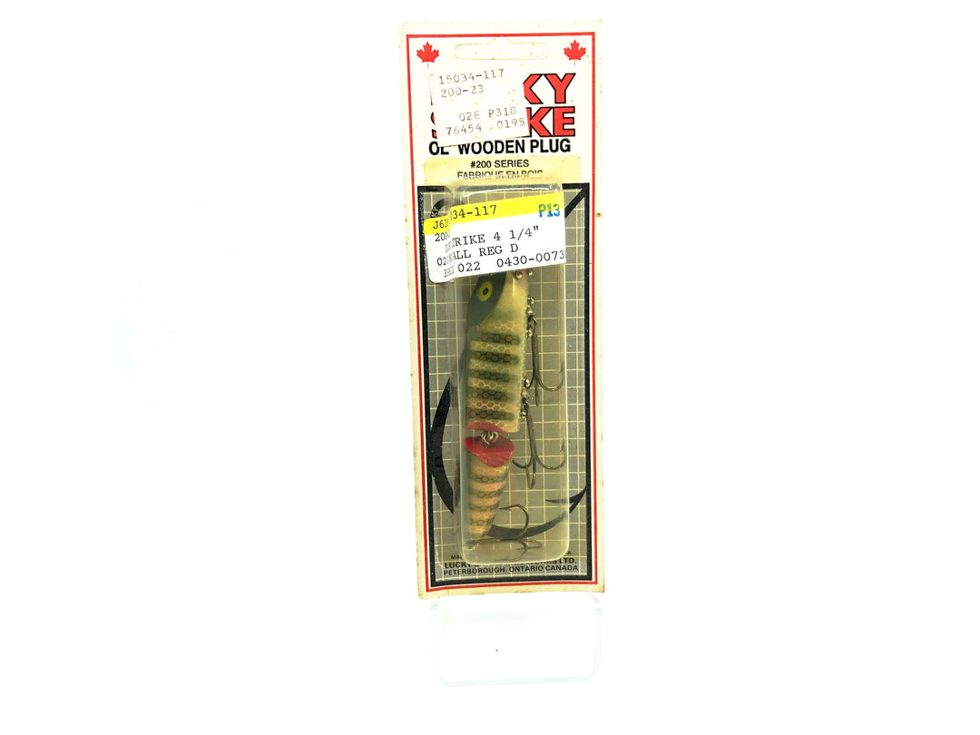 Lucky Strike Jointed Pikie Green Pike Color Old Stock New on Card