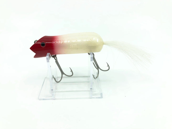 Creek Chub 6577 Mouse in Red Head White Color