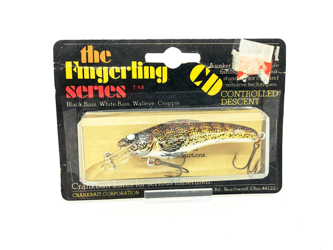 Crankbait Corp Fingerling Walleye Color 19 Card Old Stock