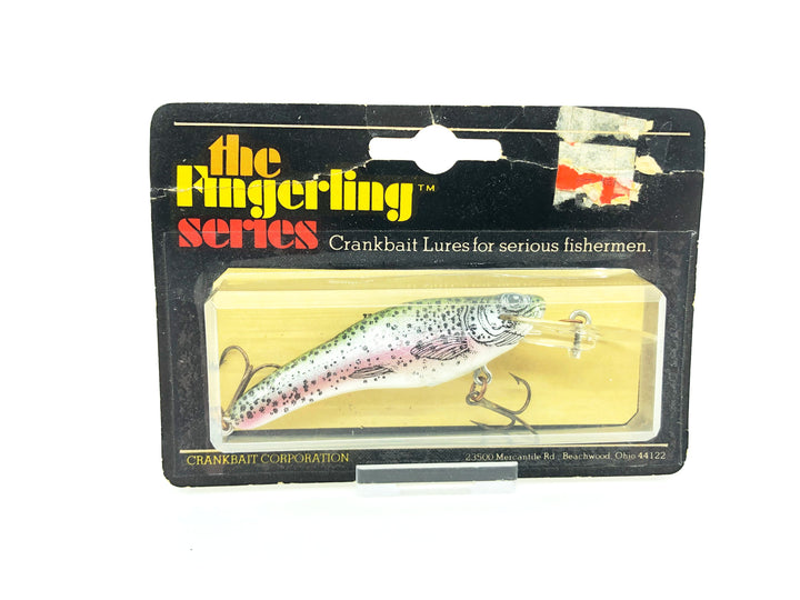 Crankbait Corp Fingerling Rainbow Trout Color CB3-08 Card Old Stock